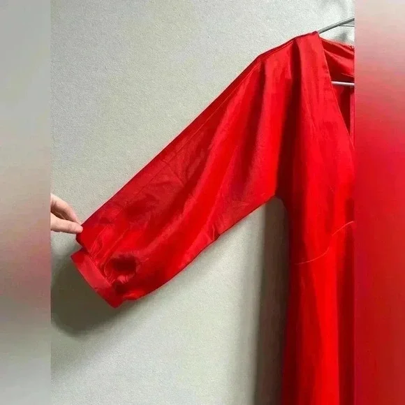 Express x Lady Gang Satin A-Line Midi Dress - NWT, Women’s Size 4 - Picture 5 of 13